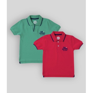 Cub Mcpaws - Multi Color Cotton Boy's Polo T-Shirt ( Pack of 2 ) - None