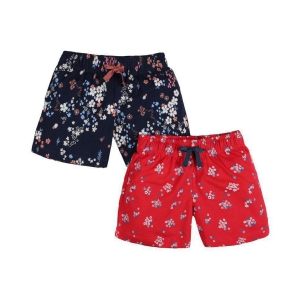 PLUM TREE - Multi Cotton Girls Bermudas ( Pack of 1 ) - None