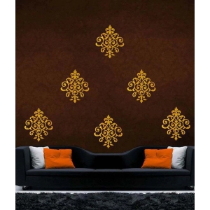 Decor Villa Floating Vinyl Gold Wall Stickers