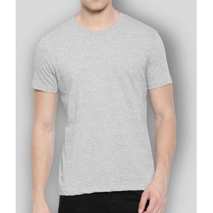 SKYRISE - Grey Cotton Slim Fit Mens T-Shirt ( Pack of 1 ) - None