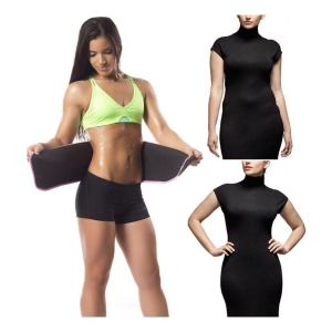 JMALL Waist Trimmer Belt Back Support Weight Loss Abdominal Support Free Size - None