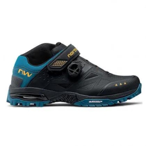 Northwave Enduro Mid 2 Shoes(Black/Blue Coral)-42