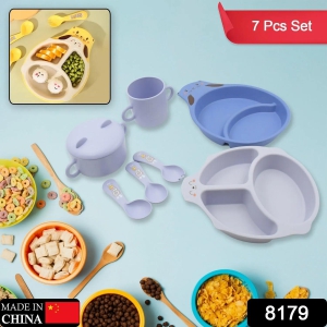 baby-feeding-set-for-kids-and-toddlerschildren-children-dinnerware-set-bamboo-fibre-feeding-set-for-kids-cartoon-design-plate-cup-spoon-fork-and-chopsticks-tableware-cutlery-for-kids-micr