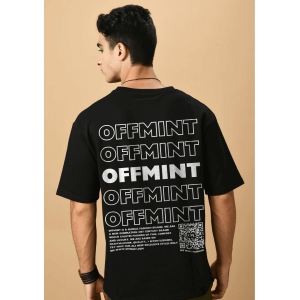 Offmint Printed Black Oversized T-Shirt By Offmint-S / Black