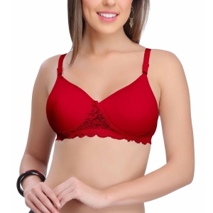 Eve's Beauty Women's Seamless Padded Bra-36B / Maroon / Seamless Padded Bra