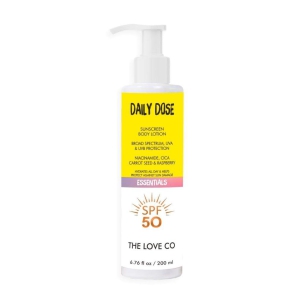 THE LOVE CO. Pomegranate SPF 40 - PA+++ - Sunscreen Body Lotion - Hydrating Moisturizer with Vitamin E, Broad Spectrum UVA/UVB Protection, Non-Greasy Formula - Suitable for Men & Women