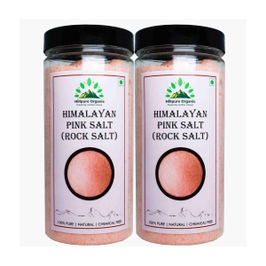 Hillpure Organic Himalayan Pink Salt 1000 gm Pack of 2