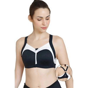 Zivame High Impact Quick Dry Sports Bra-Zc4153-32Dd / Medieval Blue