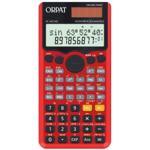 Orpat Scientific Desktop Calculators SC-401 MS EMPIRE RED