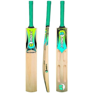 Rmax Light Green Tennis Ball Kashmir Willow Cricket Bat with Scoop Design - Full Size