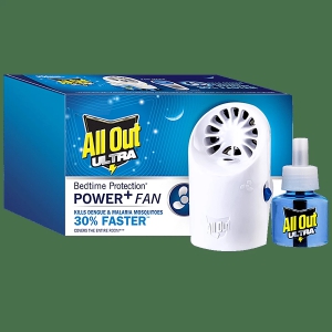 All Out Mosquito Repellant Fan - Starter Pack, 1 Pc (Machine + Refill)