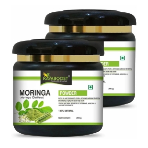 KAYABOOST 100% Organic Moringa Leaf Powder | Pack of 2 | 400 g