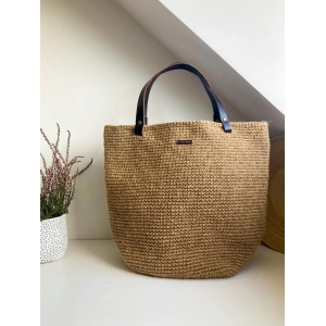 Casual crochet large tote bag