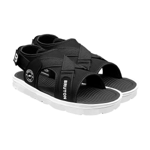 BRUTON - Black Mens Sandals - None