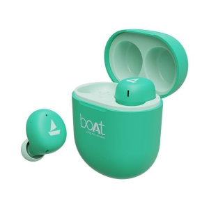 boAt Airdopes 381/383 True Wireless Earbuds with ASAP Charge, IWP Technology and Single Touch Voice Assistant (Mint Green)