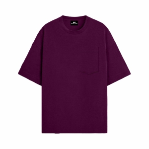 Oversized T-Shirt - Wilderness Wine-XXL