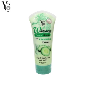 YC Whitening Facial Scrub With Cucumber Extract 175ml-Pack of 2