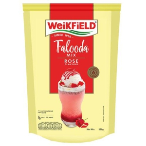 Weikfield Falooda Mix - Rose, 200 g Pouch