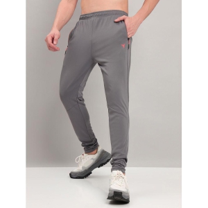 Technosport Grey Polyester Mens Sports Trackpants ( Pack of 1 ) - None