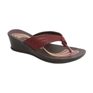 aerowalk-maroon-womens-slip-on-heels-none