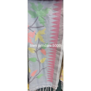 Lilen Jamdani Saree