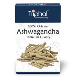 Ashwagandha Roots Whole (Raw) | Original Herb For Wellbeing | Triphal