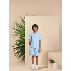 Searsucker Shirt With Shorts Co-Ord set-12-13Y