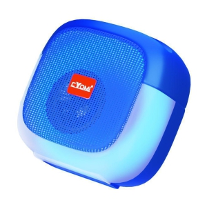 CYOMI Cy631 5 W Bluetooth Speaker Bluetooth v5.0 with SD card Slot Playback Time 4 hrs Blue - Blue