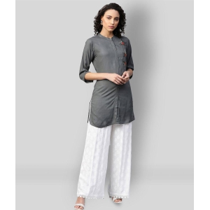 jc4u-dark-grey-rayon-womens-straight-kurti-pack-of-1-l