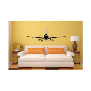 Asmi Collection Airplane Wall Sticker ( 38 x 115 cms )