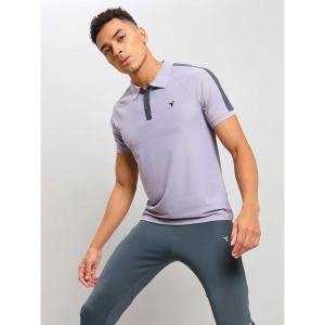 Technosport Lavender Polyester Slim Fit Mens Sports Polo T-Shirt ( Pack of 1 ) - None