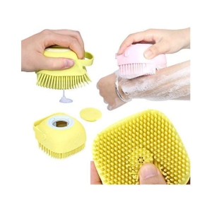 Gatih Scrubber Bathing Brush with Liquid Soap Dispenser No Handle Body Brush