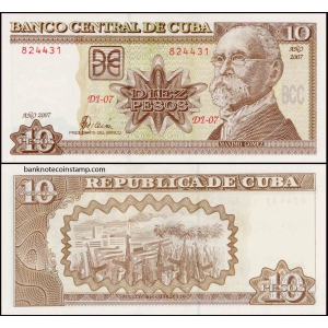 CB 10 Pesos Fine Banknote