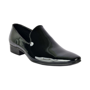 Aadi Slip On Artificial Leather Black Formal Shoes - None