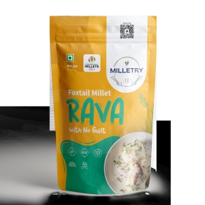 Milletry Foxtail Millet Rava, Whole Grain Raw Millets, Iron Rich Food, High Protein & Fibre Instant Breakfast, Gluten Free Superfood, Foxtail Millets for Idli, Upma (400gm Millets In Fresh)-4