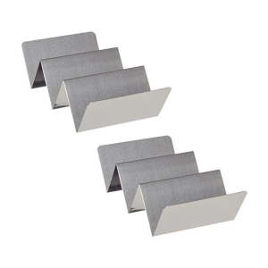 Set of 2 Stainless Steel Taco Holder