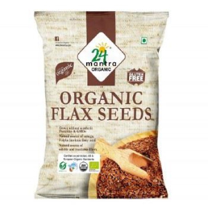 24 Mantra Organic Flax Seeds 200 G Pouch