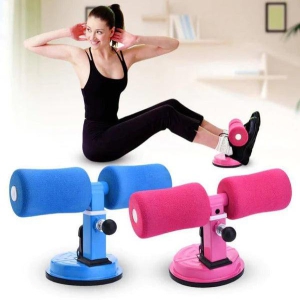Sit-Ups And Push-Ups Assistant For Lose Weight Ab Exerciser Sit-Up Bar (Multicolor)