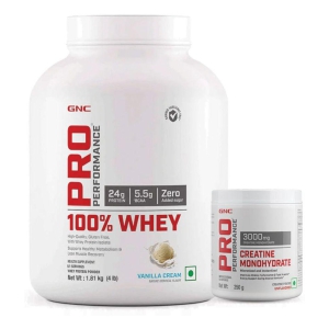 gnc-pro-performance-100-whey-vanilla-4-lbs-creatine-monohydrate-250gm-combo