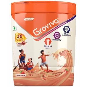 Groviva Child Nutrition Supplement Jar Nutrition Drink for Children 200 gm