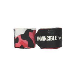 Invincible Printed Hand Wraps-Pink Camo / 3.75 Meter