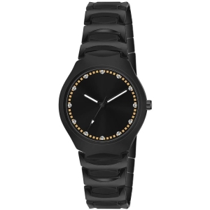 acnos Black Stainless Steel Analog Mens Watch