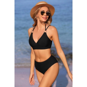 Bralette Top & High Waist Bikini-XL