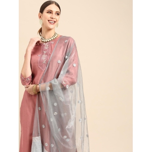 Women Embroidery & Embellished Kurta Set with Dupatta-XL