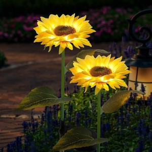 Sunflower Solar Powered Light (Multi Sets)-Pack of 3