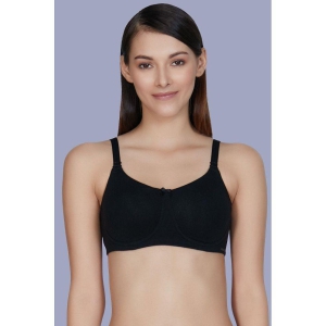 Amante Cotton T-Shirt Bra - Black Single - 36B