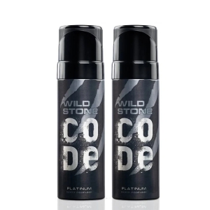 Wild Stone PLATINUM ( PACK OF 2) Perfume Body Spray - For Men (120 ml, Pack of 2)