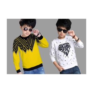 Supersquad - Multi Color Cotton Boys Sweatshirt ( Pack of 2 ) - None