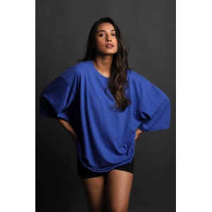 COBALT Women's SOLID Over Size Tee#18 S