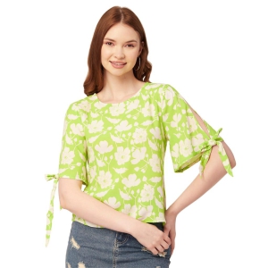 moomaya-womens-printed-round-neck-top-tie-up-cold-shoulder-top